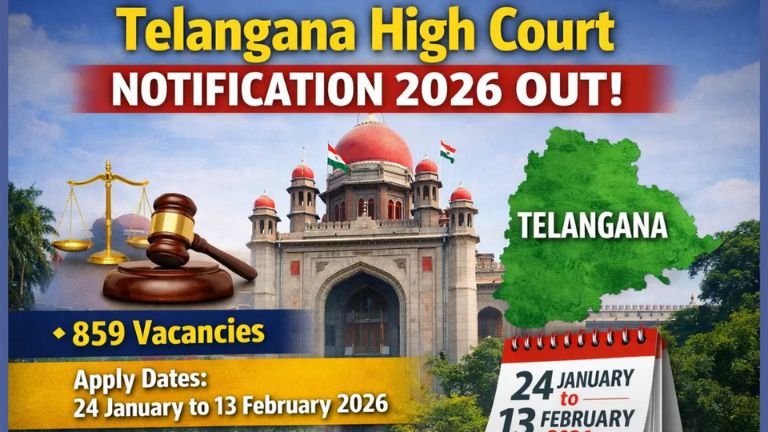 Telangana High Court Recruitment